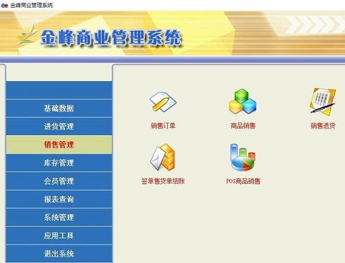 金峰商業管理系統 驅動現代企業高效運營的軟件解決方案